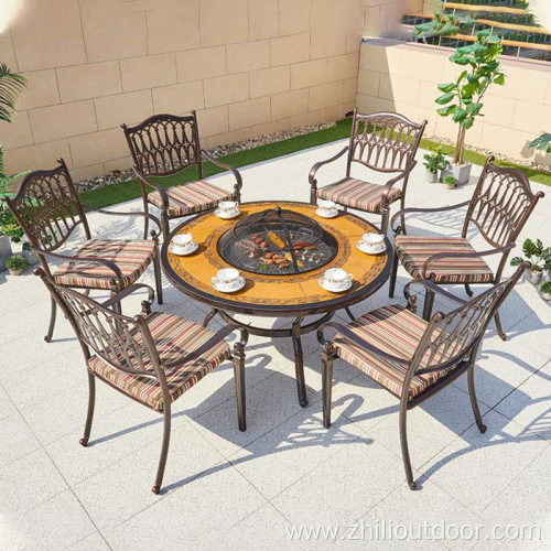 Outdoor Chair Aluminum Casting Outdoor Garden Furniture